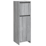 Bathroom Cabinet Grey Sonoma 30x30x95 cm Engineered Wood 815553