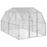 Chicken Run 2.5x4x2.25 m Galvanised Steel 3328516