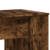 Desk Smoked Oak 140x50x75 cm Engineered Wood 840552