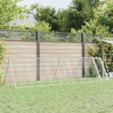 Chicken Cage Silver 400x105x91 cm Galvanised Steel 172558