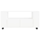 TV Cabinet White 102x34.5x43 cm Engineered Wood 833742