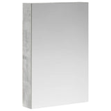 Bathroom Mirror Cabinet Concrete Grey 40 x 10.5 x 60.5 cm 889026