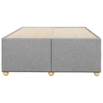 Bed Frame without Mattress Light Grey 120x190 cm Small Double Fabric 3284715