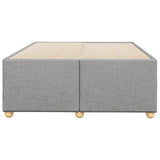Bed Frame without Mattress Light Grey 120x190 cm Small Double Fabric 3284715
