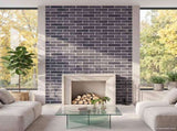 Wall Panels 10 pcs 100 x 50 cm Black and Grey EPS Foam 42046093