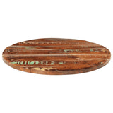 Table Top 70x1.5 cm Round Solid Wood Reclaimed 370026