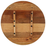Round Table Top 70 cm 15-16 mm Solid Reclaimed Wood 286034