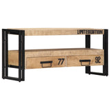 TV Cabinet 100x30x45 cm Solid Mango Wood 249858