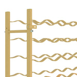 Wine Rack for 48 Bottles Gold Metal 340909