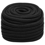Boat Rope Full Black 20 mm 50 m Polypropylene 152527