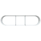 Garden Raised Bed Brown 320 x 80 x 44 cm Steel 42008138