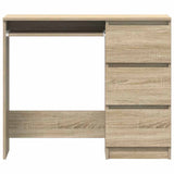 Desk Sonoma Oak 90x45x76 cm Engineered Wood 801376