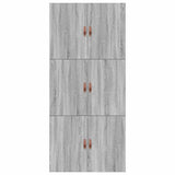 Storage Bed Frame Grey Sonoma 80 x 200 cm Engineered Wood 3335338