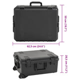 Portable Flight Case Black 62.5x50x28.5 cm PP 4007252