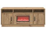 Electric Fireplace Artisan Oak 100 x 33 x 55 cm Engineered wood 8020998