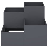 Garden Planter Anthracite 100 x 100 x 60 cm Steel 865864