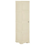 Plastic Cabinet 40x43x164 cm Wood Design Angora White 340600