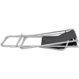 Sunlounger Set of 2 Black Powder-coated steel frame, PVC seat 42936