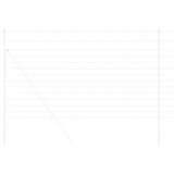 Field Fence Silver 50 x 1.4 m Galvanised steel 42005846