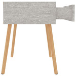 ZNTS Bedside Cabinet Concrete Grey 40x40x56 cm Engineered Wood 326803