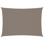 ZNTS Sunshade Sail Oxford Fabric Rectangular 3x4 m Taupe 135430