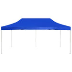 ZNTS Professional Folding Party Tent Aluminium 6x3 m Blue 45502