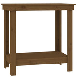 Work Bench Honey Brown 80x50x80 cm Solid Wood Pine 822499