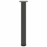 ZNTS Coffee Table Legs 4 pcs Anthracite 72-74 cm Steel 4012470