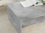 Coffee Table Concrete Grey 80 x 50 x 40 cm Engineered Wood 8000279