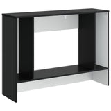 Console Table Striped Black 101 x 29 x 74 cm Engineered Wood 899878