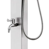 Garden Shower 220 cm Stainless Steel 315939