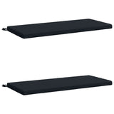 2-Piece Bench Cushions SOEST 2 pcs 100% Polyester Dark Blue 949325