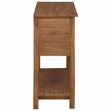 Sideboard Natural 79 x 35 x 80 cm Solid Teak Wood 42024257