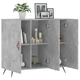 Sideboard Concrete Grey 90x34x80 cm Engineered Wood 828080