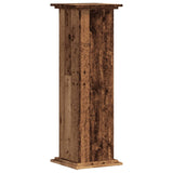 Plant Stand Old Wood 33x33x100 cm Engineered Wood 852985