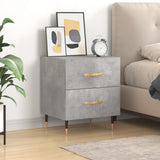 Bedside Cabinet Concrete Grey 40x35x47.5 cm Engineered Wood 827268
