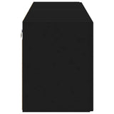 TV Wall Cabinet 2 pcs Black 59.5 x 31 x 40 cm Engineered Wood 892332