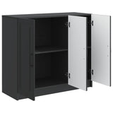Sideboard Black 89 x 34.5 x 77 cm Engineered Wood 895796