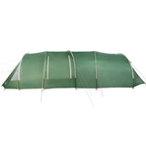Tunnel Tent 6-Person Green and White 890 x 470 x 220 cm 42004044