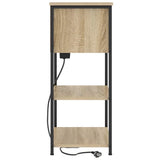 Bedside Cabinet Sonoma Oak 55 x 31 x 76 cm Engineered Wood 859501
