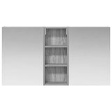 Bathroom Cabinet Set 3 pcs 130 x 14.5 x 70 cm Engineered wood 3403765