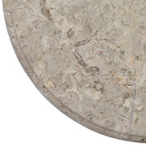 Table Top Grey Marble 50 cm diameter Durable Table Top Round 149194