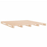 Bed Frame without Mattress 140x200 cm Solid Wood Pine 3120132