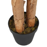 ZNTS Artificial Banana Tree 18 Leaves 150 cm Green 359001