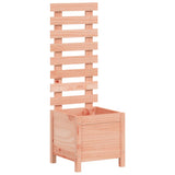Garden Planter with Rack 39x39.5x114 cm Solid Wood Douglas 832520