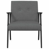 Armchair Dark Grey 59 x 75 x 78 cm Fabric 42017691