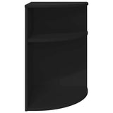 End Table Black 39.7 x 39.7 x 60 cm Engineered Wood 891131