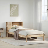 Bookcase Bed without Mattress 90x190 cm Single Solid Wood Pine 3321561