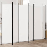 6-Panel Room Divider White 300x200 cm Fabric 350190