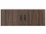 Wall Cabinet LUCCA Brown Oak 80 x 31 x 40 cm Engineered Wood 884941